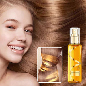 Olio per capelli lisci