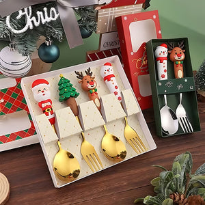 Set di cucchiai di Natale