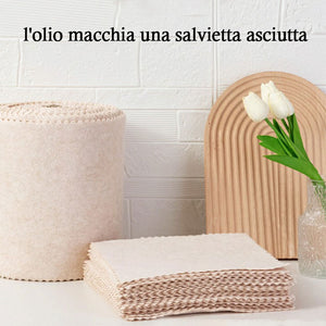 Panno per la pulizia in luffa senza tagli