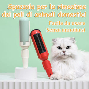 Spazzola per rimuovere i peli degli animali domestici