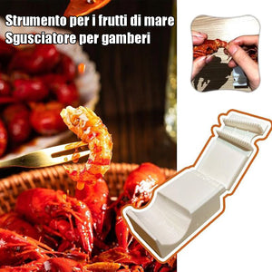 Strumento per sgusciare i frutti di mare