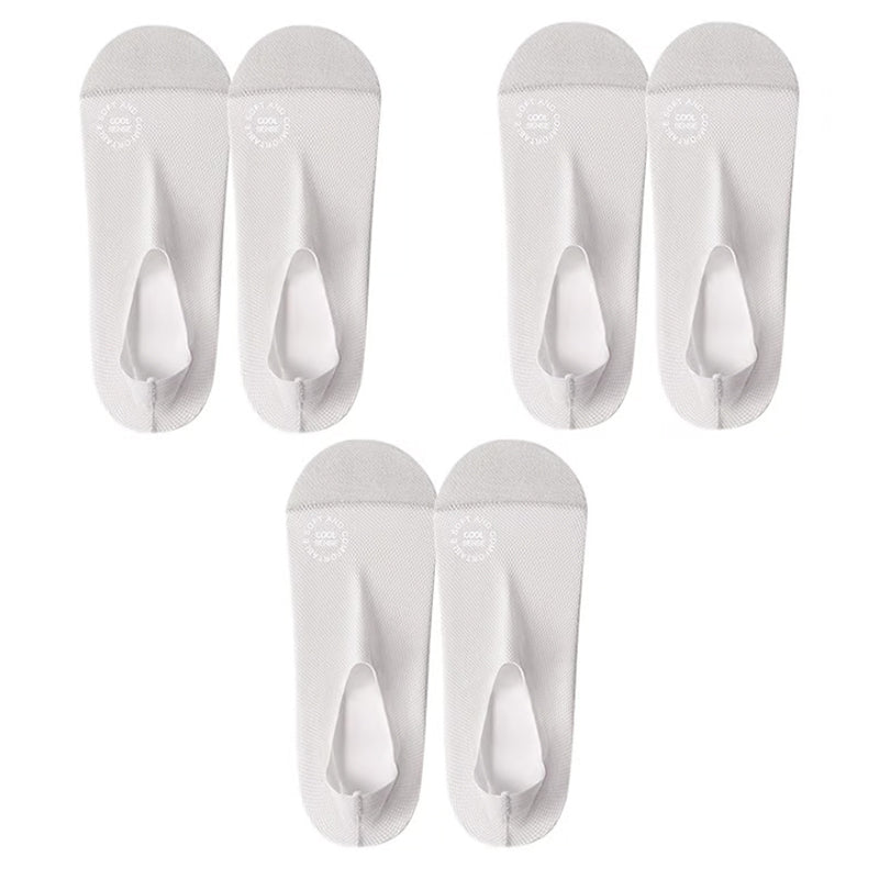 Calze Cotone Traspiranti Calzini Antiscivolo Donna Invisibili - 4 Paia In Cotone Per Scarpe Basse Risoluce Calzini Invisibili - Foto 13