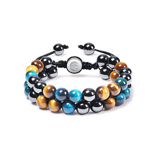 Bracciale a tre pietre per uomo e donna