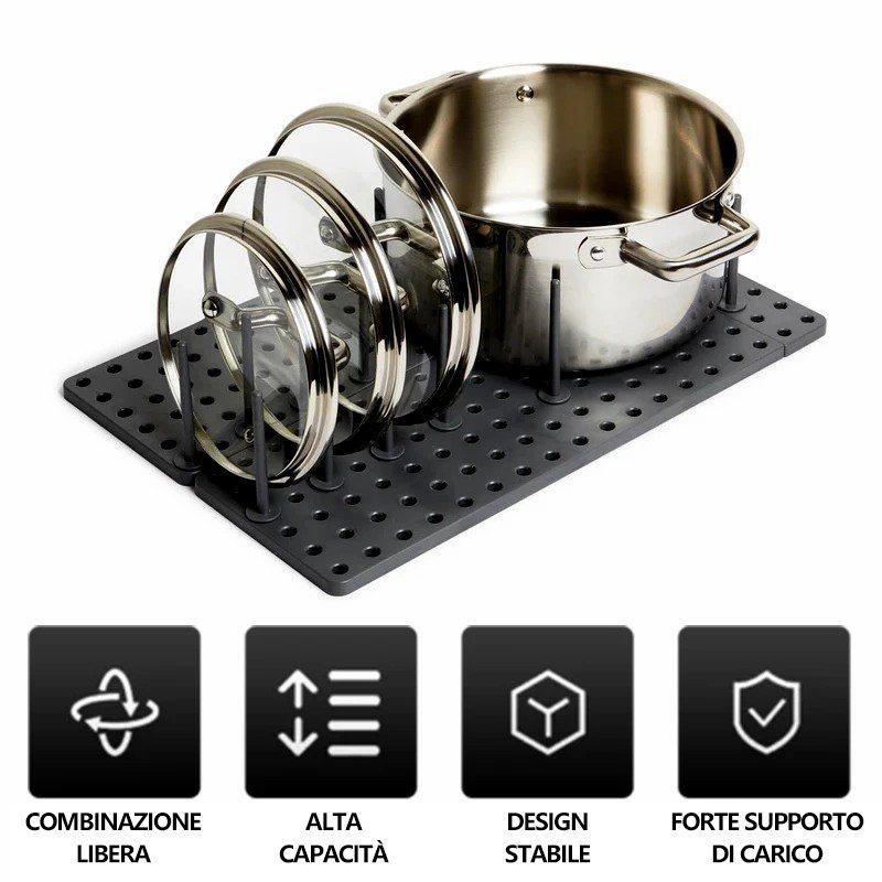 Accessori Cucina Pratici Portacoperchi Per Cassetto BOAA Fresh