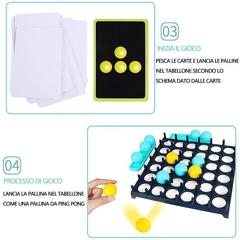 Gioco interattivo di palla rimbalzante tipo ping pong, tavolo da gioco Gioco interattivo di palla rimbalzante tipo ping pong, tavolo da gioco