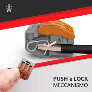 Morsettiera connettore cavo universale per cablaggio rapido (10 pezzi)