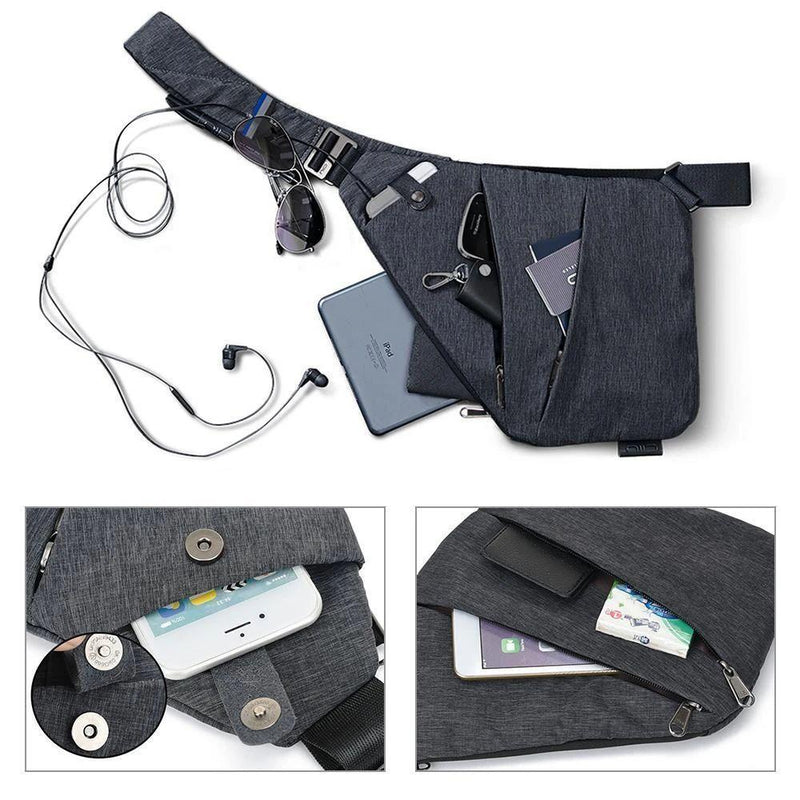 G4Free Borsa a tracolla zaino RFID blocco Crossbody con tasca frontale escursionismo Daypack Outdoor petto borsa per donne uomini G4Free Borsa a tracolla zaino RFID blocco Crossbody con tasca frontale escursionismo Daypack Outdoor petto borsa per donne uomini