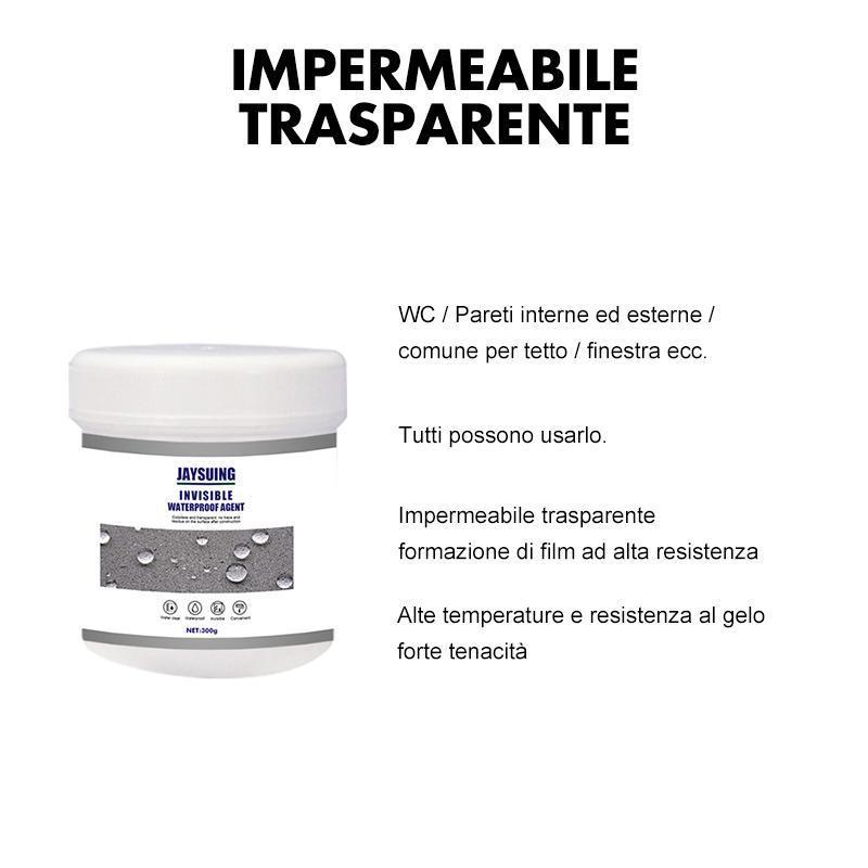 AGENTE DI RIVESTIMENTO IMPERMEABILE TRASPARENTE – Risoluce