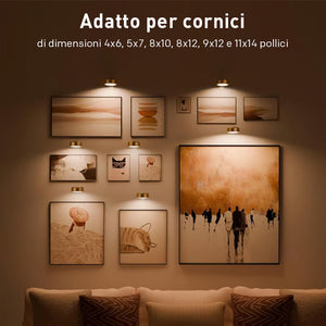 Lampada magnetica per quadri, 13 modalità di illuminazione