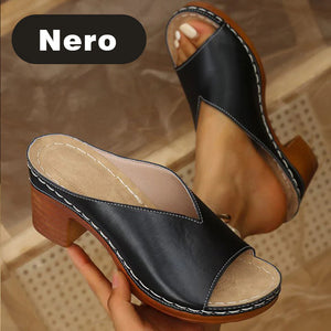 🌸Saldi estivi -50%🌸Sandali ortopedici da donna con tacco a blocco