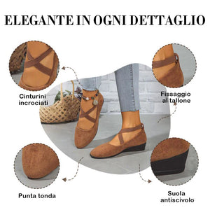 Scarpe ortopediche piatte, comode, leggere, antiscivolo e traspiranti per le donne