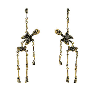 🔥Orecchini decorativi a forma di teschio di Halloween