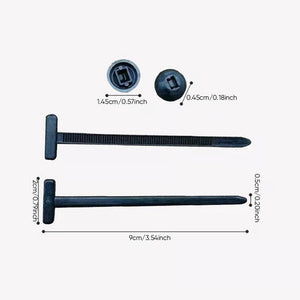 Fibbia universale per fascette stringicavo in nylon