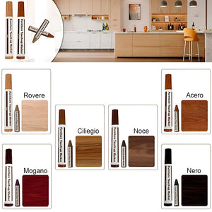 Kit riparazione superficie legno (6/8 colori)
