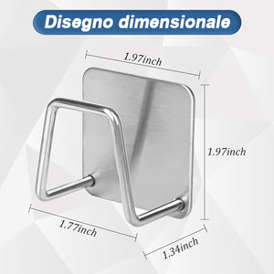 Ganci autoadesivi - Ideali per lavandini e bagni