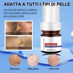 Crema schiarente per lentiggini alla vitamina C - Acquista 1 e ricevine 1 in omaggio (2 pezzi)