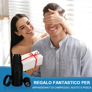 Raffreddatore per bottiglie e lattine di birra con apribottiglie