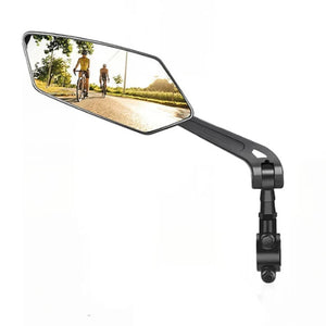 Specchietto retrovisore girevole e regolabile a 360° per bicicletta