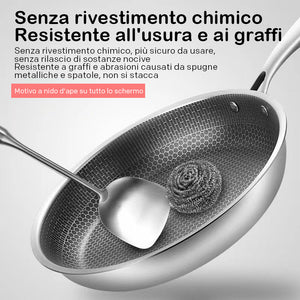 👨‍🍳 La padella antiaderente in acciaio inox che gli chef Michelin giurano! 5 volte più resistente🍳 (niente più uova bruciate!)