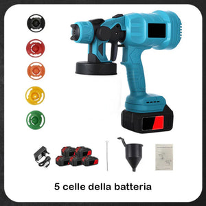 Spruzzatore di vernice elettrico senza fili