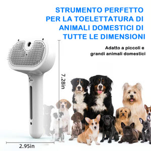 🔥Pettine per la rimozione dei peli con spray per animali domestici