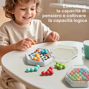 Puzzle tascabile con perline da trasformare in gioco di puzzle