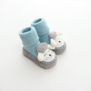 Scarpine in peluche di cotone per bambini