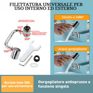 Rubinetto universale a forma di U