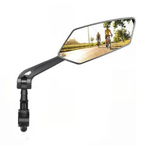 Specchietto retrovisore girevole e regolabile a 360° per bicicletta