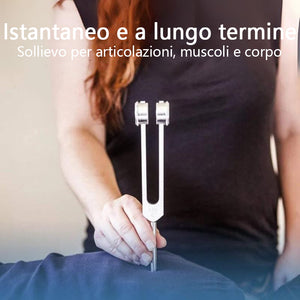 Dispositivo terapeutico a 128 Hz | Sollievo naturale dal dolore e dallo stress