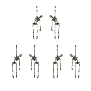 🔥Orecchini decorativi a forma di teschio di Halloween