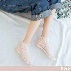 Calzini in pizzo alla moda da donna (3 paia)