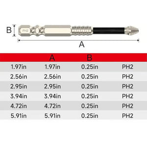 🔥🔨Set di punte per cacciavite magnetiche ad alta potenza