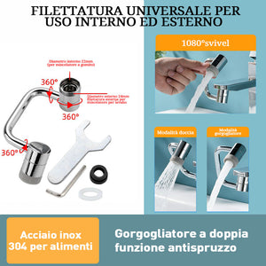 Rubinetto universale a forma di U