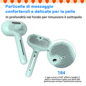 🔥Pettine per la rimozione dei peli con spray per animali domestici