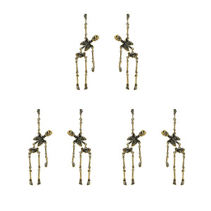 🔥Orecchini decorativi a forma di teschio di Halloween