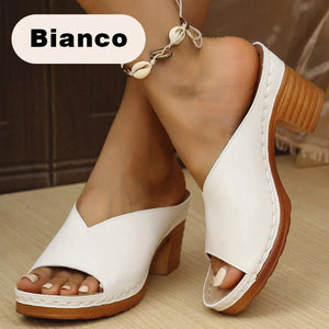 🌸Saldi estivi -50%🌸Sandali ortopedici da donna con tacco a blocco