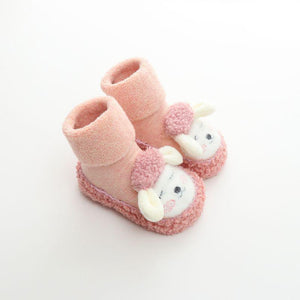 Scarpine in peluche di cotone per bambini