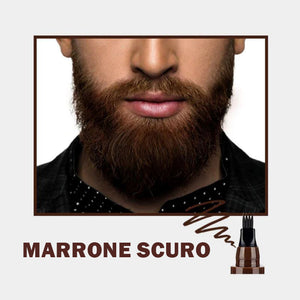 Matita per sopracciglia naturale waterproof a quattro punte ultra-fine