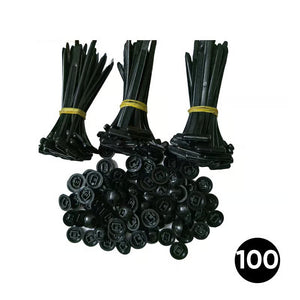 Fibbia universale per fascette stringicavo in nylon