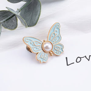 ✨Confezione da 4 bottoni a farfalla staccabili🦋