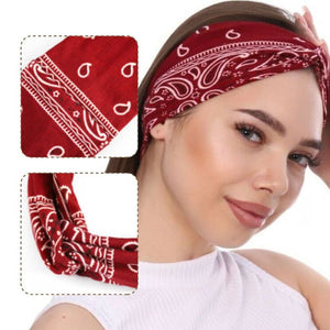 Fascia per capelli da yoga vintage