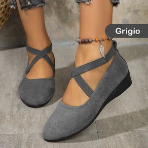 Scarpe ortopediche piatte, comode, leggere, antiscivolo e traspiranti per le donne