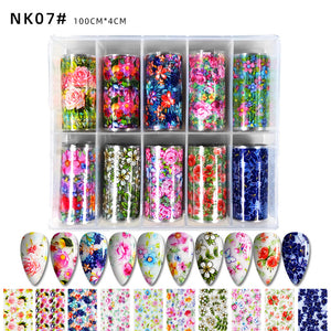 Carta per nail art con cielo stellato