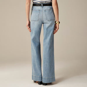 👖Pantaloni larghi a vita alta da donna