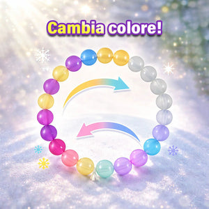 Braccialetto che cambia colore in base alla temperatura