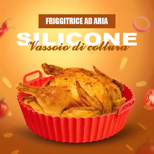 Teglia da forno in silicone per friggitrice ad aria