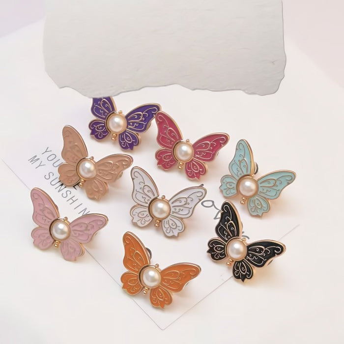 ✨Confezione da 4 bottoni a farfalla staccabili🦋