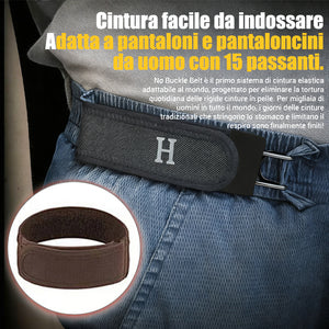 Cintura elastica con gancio e passante