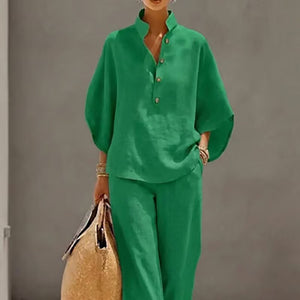 Completo da donna con camicia casual